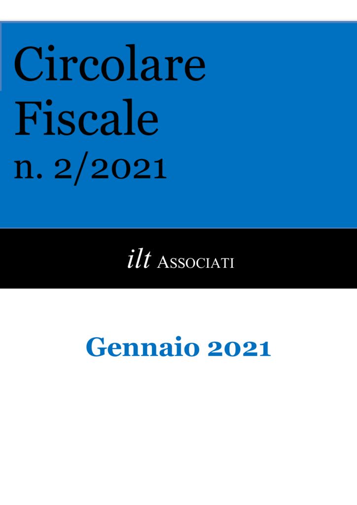 Circolare mensile – Gennaio 2021